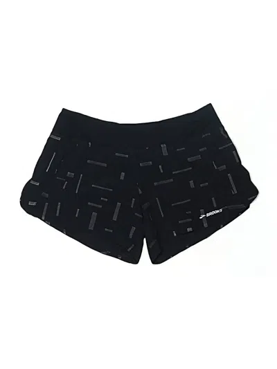 Pre-owned Brooks Athletic Shorts In Black