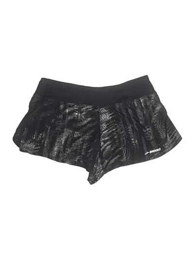 Pre-owned Brooks Athletic Shorts In Black