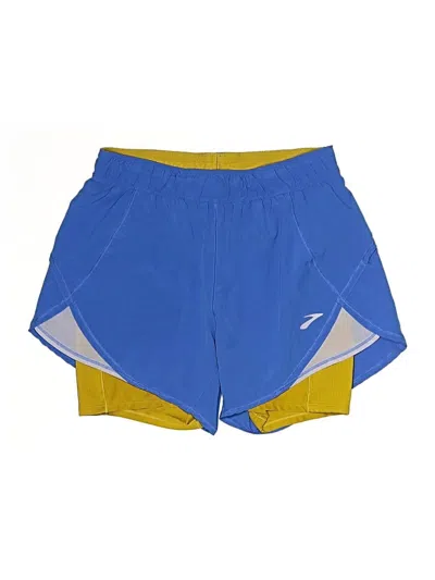 Pre-owned Brooks Athletic Shorts In Blue