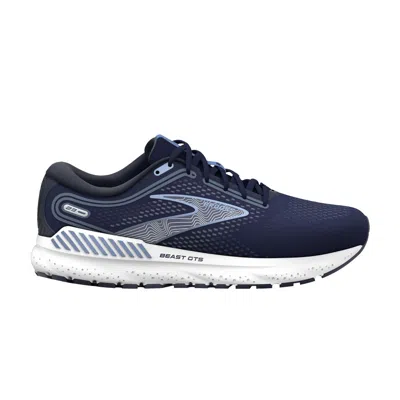 Pre-owned Brooks Beast Gts 23 'peacoat White' | Blue | Men's Size 8