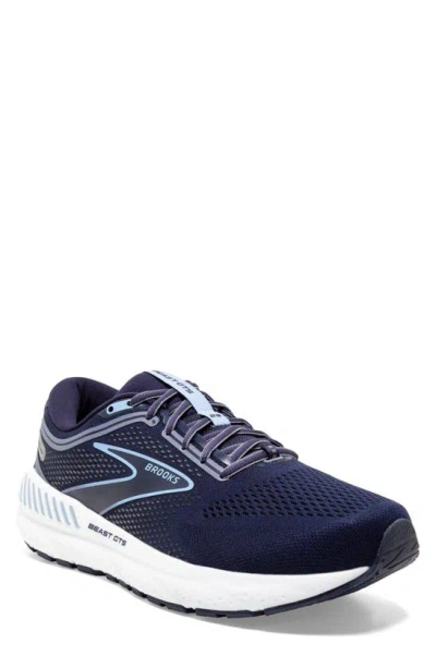 Brooks Beast Gts 23 Running Shoe In Peacoat/ Blue/ White