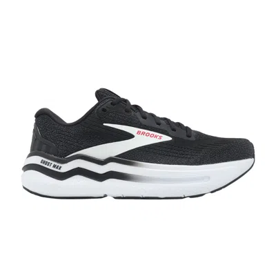 Pre-owned Brooks Ghost Max 2 'black White Fiery Red' | Men's Size 9.5