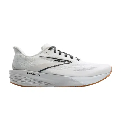 Pre-owned Brooks Wmns Launch 11 'white Grey Black' | Women's Size 6
