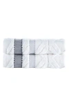 Brooks Brothers 2-piece Large Square Towel Set In White
