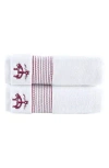 Brooks Brothers 2-piece Robe Stripe Towel Set In White