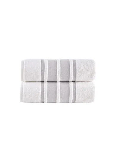 Brooks Brothers 2-piece Turkish Cotton Bath Towel Set In Neutral
