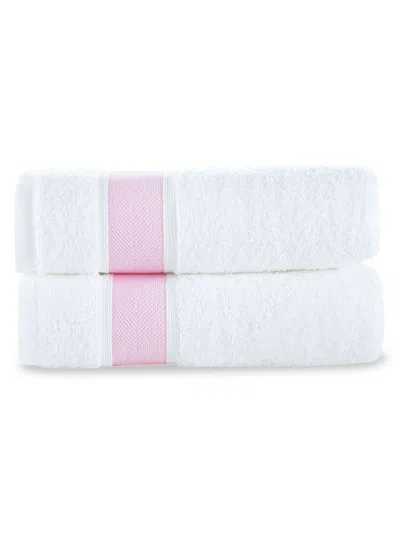 Brooks Brothers 2-piece Turkish Cotton Hand Towel Set In White