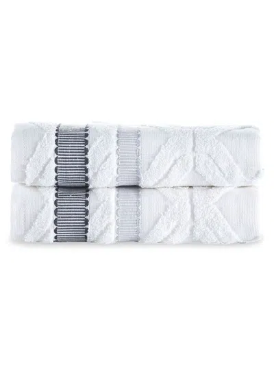 Brooks Brothers 2-piece Turkish Cotton Hand Towel Set In White