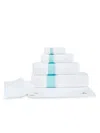Brooks Brothers 2-piece Turkish Cotton Wash Cloth Set In Sea Glass