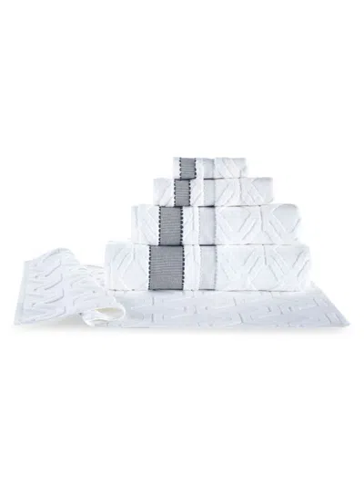 Brooks Brothers 2-piece Turkish Cotton Wash Cloth Set In White
