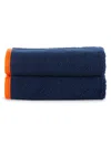 Brooks Brothers 2-piece Wash Cloth Set In Navy