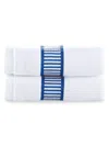 Brooks Brothers 2-piece Wash Cloth Set In Royal Blue