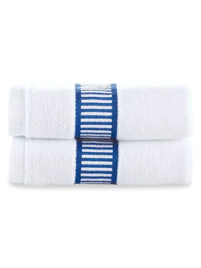 Brooks Brothers 2-piece Wash Cloth Set In Royal Blue