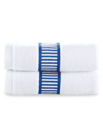 Brooks Brothers 2-piece Wash Cloth Set In Blue