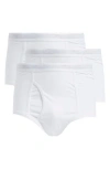 Brooks Brothers Supima Cotton Briefs - 3 Pack In White