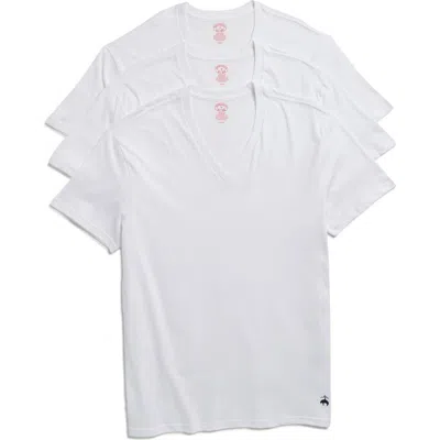Brooks Brothers 3-pack V-neck T-shirts In White