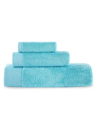 Brooks Brothers 3-piece Turkish Cotton Bath Towel Set In Blue