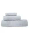 Brooks Brothers 3-piece Turkish Cotton Bath Towel Set In Silver