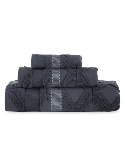 Brooks Brothers 3-piece Turkish Cotton Towel Set In Anthracite