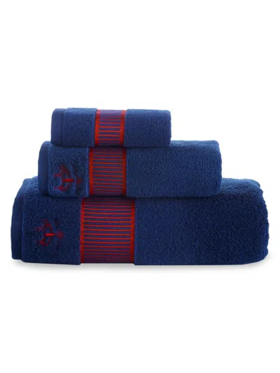 Brooks Brothers Kids' 3-piece Turkish Cotton Towel Set In Navy