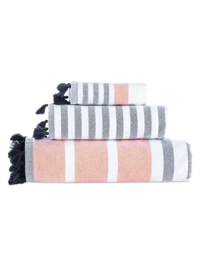 Brooks Brothers 3-piece Turkish Cotton Towel Set In Orange