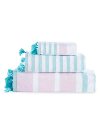 Brooks Brothers Kids' 3-piece Turkish Cotton Towel Set In Pink