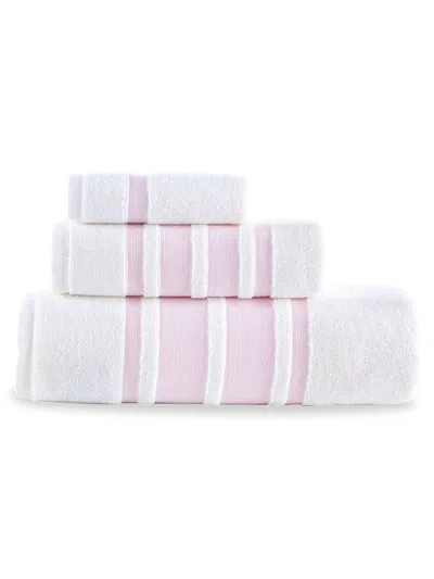 Brooks Brothers Kids' 3-piece Turkish Cotton Towel Set In Pink