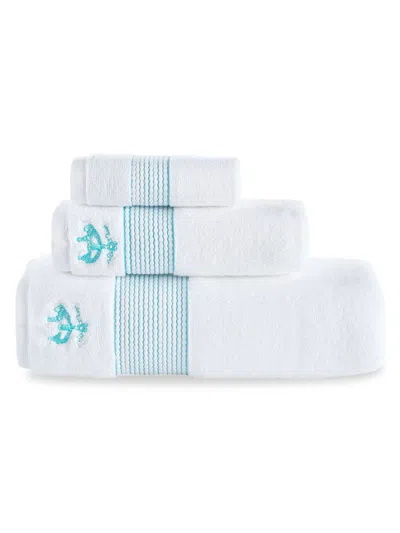 Brooks Brothers Kids' 3-piece Turkish Cotton Towel Set In Sea Glass