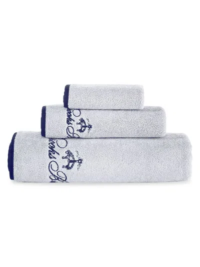 Brooks Brothers 3-piece Turkish Cotton Towel Set In Metallic