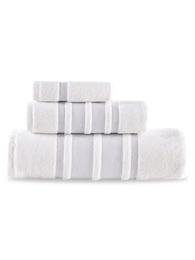 Brooks Brothers 3-piece Turkish Cotton Towel Set In Silver