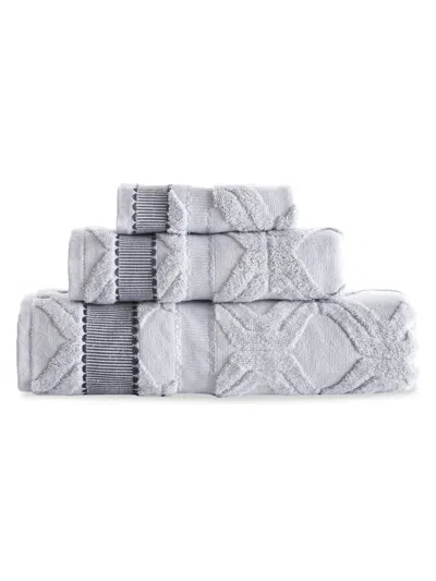 Brooks Brothers Kids' 3-piece Turkish Cotton Towel Set In Silver