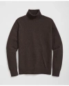 Brooks Brothers 3-ply Cashmere Turtleneck Sweater In Brown