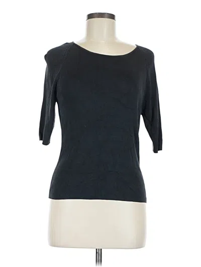 Pre-owned Brooks Brothers 3/4 Sleeve T-shirt In Black