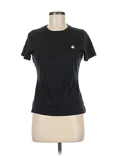 Pre-owned Brooks Brothers 346 Active T-shirt In Black