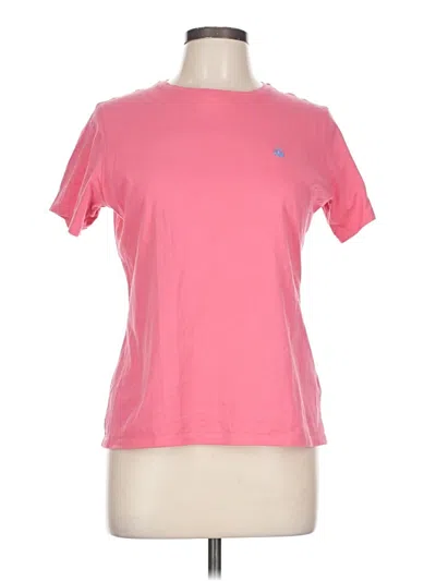 Pre-owned Brooks Brothers 346 Active T-shirt In Pink