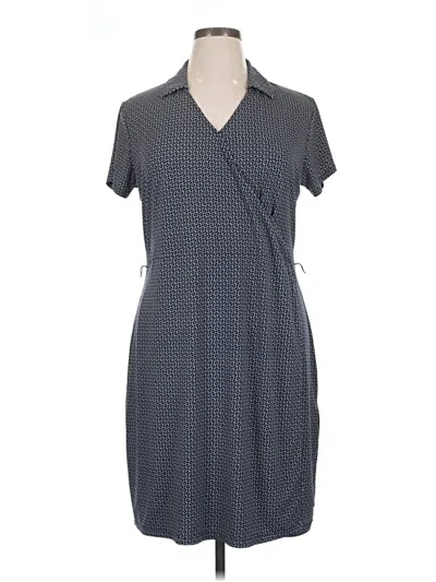 Pre-owned Brooks Brothers 346 Casual Dress In Gray