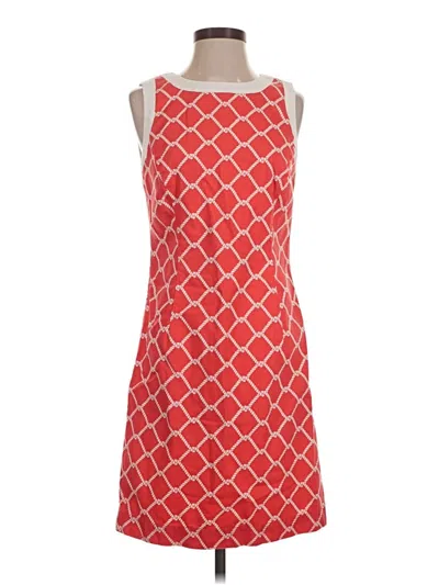 Pre-owned Brooks Brothers 346 Casual Dress In Red