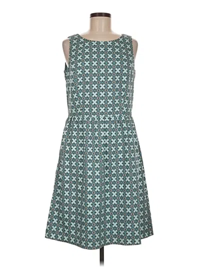Pre-owned Brooks Brothers 346 Casual Dress In Teal