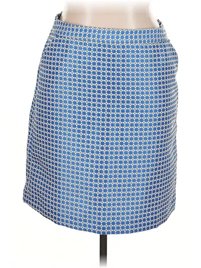 Pre-owned Brooks Brothers 346 Casual Skirt In Blue