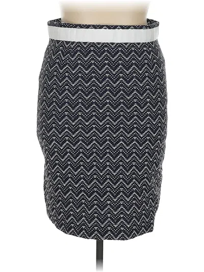 Pre-owned Brooks Brothers 346 Casual Skirt In Blue