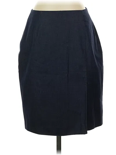 Pre-owned Brooks Brothers 346 Casual Skirt In Blue