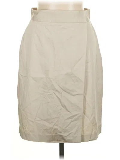 Pre-owned Brooks Brothers 346 Casual Skirt In Brown