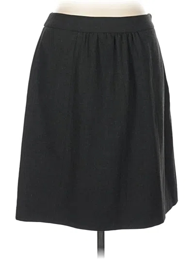 Pre-owned Brooks Brothers 346 Casual Skirt In Gray
