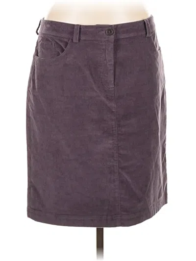 Pre-owned Brooks Brothers 346 Casual Skirt In Gray