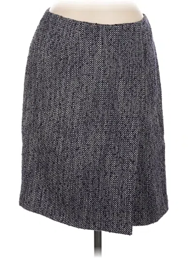 Pre-owned Brooks Brothers 346 Casual Skirt In Gray