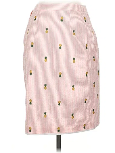 Pre-owned Brooks Brothers 346 Casual Skirt In Pink
