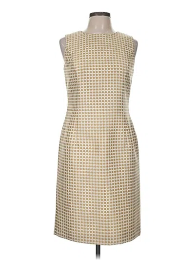 Pre-owned Brooks Brothers 346 Cocktail Dress In Tan