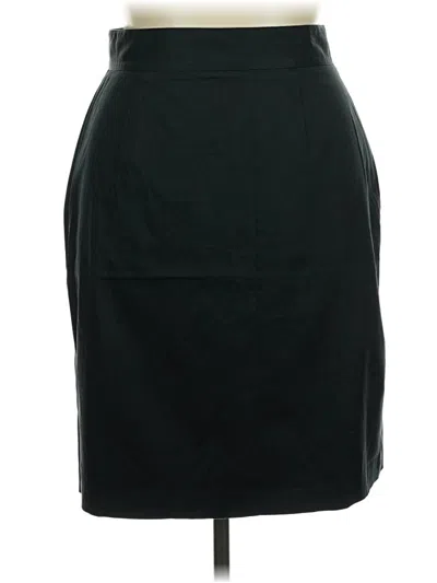 Pre-owned Brooks Brothers 346 Formal Skirt In Black