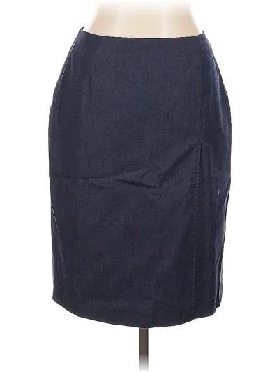 Pre-owned Brooks Brothers 346 Formal Skirt In Gray