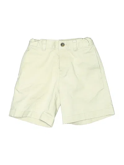 Pre-owned Brooks Brothers 346 Kids' Khaki Shorts In Yellow